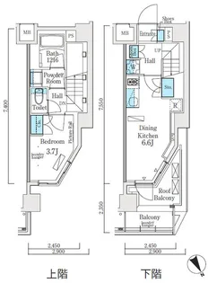 ソラニテ馬込【3階】の間取り