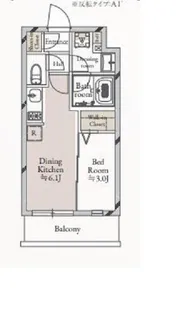 JMFレジデンス学芸大学【0204号室】の間取り