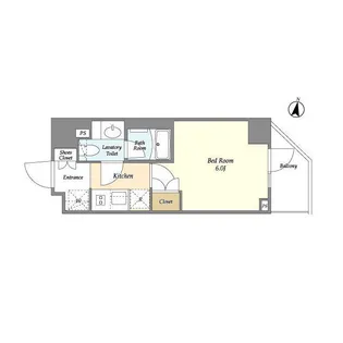 オーキッドレジデンス戸越公園【4階】の間取り