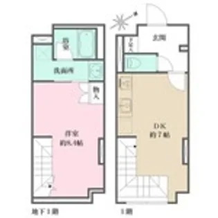 FIKA大井町【2階】の間取り