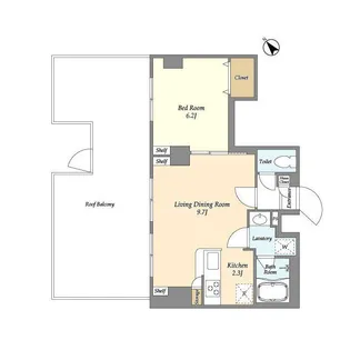 アルファコート東六郷【5階】の間取り