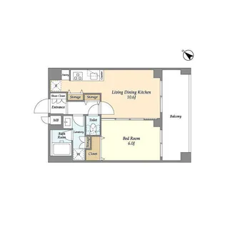 LIME RESIDENCE KAMATA EAST【4階】の間取り