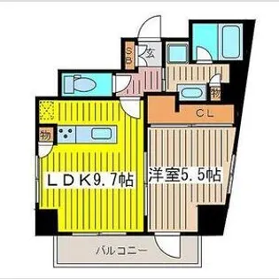 LOG東日本橋【9階】の間取り