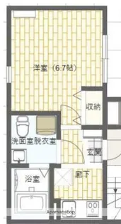 アーバンステージ門前仲町Ⅲ【2階】の間取り