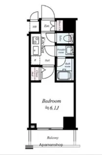 コンシェリア南麻布 TOKYO PREMIUM EAST【2階】の間取り