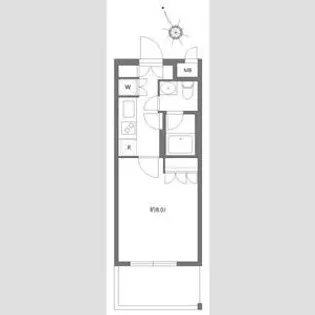 ガーデン荏原中延【3階】の間取り