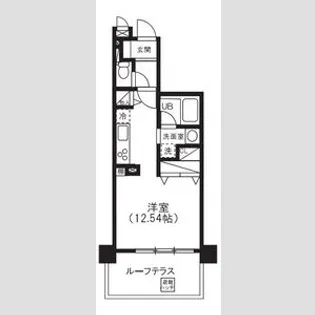 ガーデン代々木参宮橋【4階】の間取り