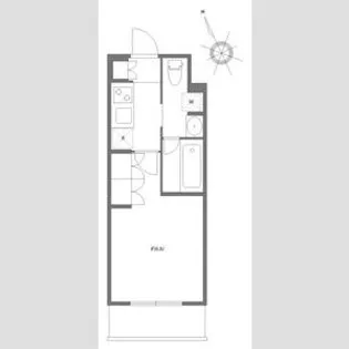 アジールコート東大井【3階】の間取り