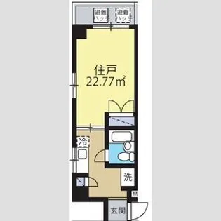 ハナブサマンション【4階】の間取り