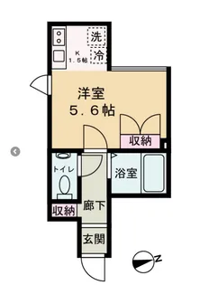 トーラス羽田【1階】の間取り