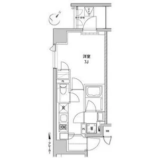 アヴァンテ勝どき【2階】の間取り