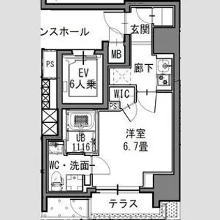 SーRESIDENCE新御徒町EAST【1階】の間取り