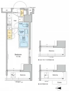 プラウドフラット浅草アベニュー【10階】の間取り