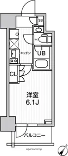 JMFレジデンス北品川【13階】の間取り
