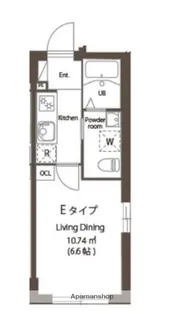 ドムス・スタイル目黒不動前【2階】の間取り