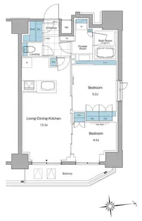 ルフォンプログレ上野マークス【12階】の間取り