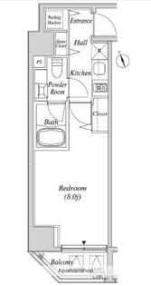 カーサスプレンディッド虎ノ門【5階】の間取り