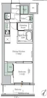 東京都江東区塩浜2丁目【マンション】の間取り