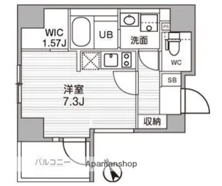シーズンフラッツ武蔵小山【4階】の間取り