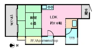 コスモピアビル【6階】の間取り