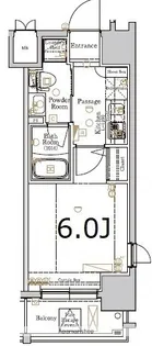 XEBEC平和島【7階】の間取り