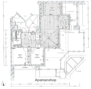 ビッグヴァンポーディアム東品川【702号室】の間取り
