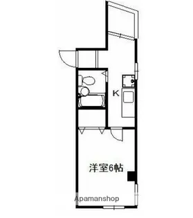 東京都大田区西蒲田5丁目【マンション】の間取り
