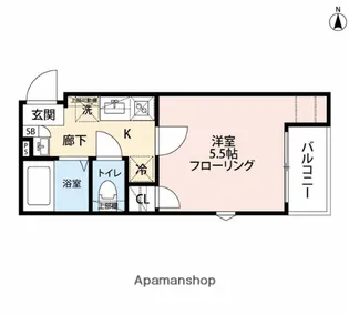 グランクオール京急蒲田【1階】の間取り