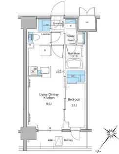 ルフォンプログレ西大井プレミア【3階】の間取り