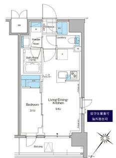 ルフォンプログレ西大井プレミア【6階】の間取り