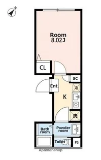 GRAZIA武蔵小山【2階】の間取り