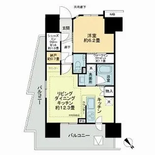 プライム川崎【8階】の間取り