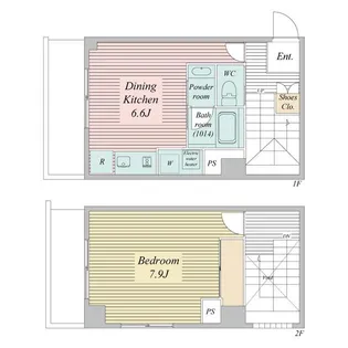 ハイリーフ芝大門【0901号室】の間取り