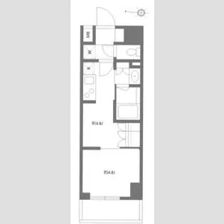 グランパセオ清澄白河Ⅱ【7階】の間取り