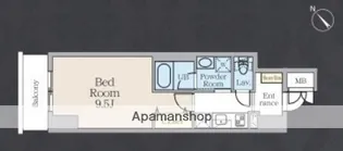 アルトヴィラ虎ノ門【3階】の間取り