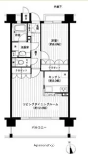 パシフィーク品川【7階】の間取り