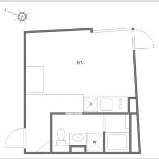 エクサム初台【3階】の間取り