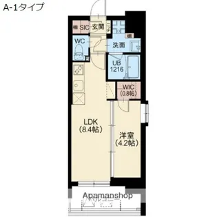 スプランディッド南千住DUE【8階】の間取り