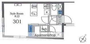 アレッタ笹塚【3階】の間取り
