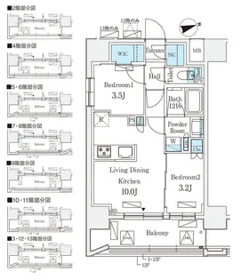 リビオメゾン御茶ノ水EAST【2階】の間取り