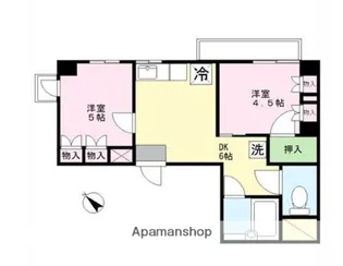 JLBグランエクリュ後楽園【4階】の間取り