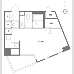 エムジー目黒駅前【9階】の間取り