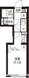 レピュア南大井レジデンス【2階】の間取り