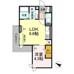 アヴァンス北烏山【3階】の間取り
