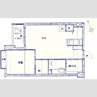ベルジューレ高輪【2階】の間取り