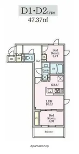 リビオメゾン大岡山【2階】の間取り