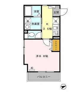 ルミエール協進【2階】の間取り