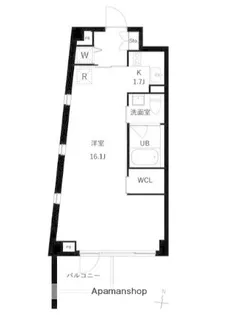JMFレジデンス世田谷三宿【5階】の間取り