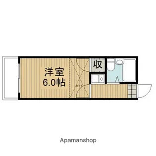 クレスト安田【105号室】の間取り
