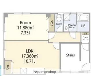 リナーシタ住吉【4階】の間取り
